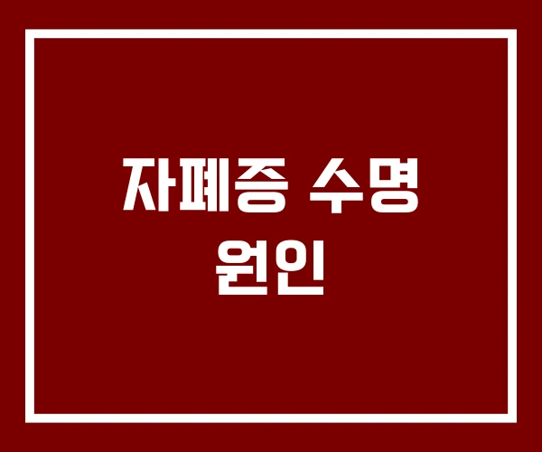 자폐증 수명 원인 자폐증 수명 원인