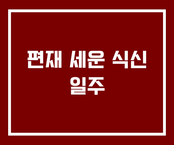 편재 세운 식신 일주